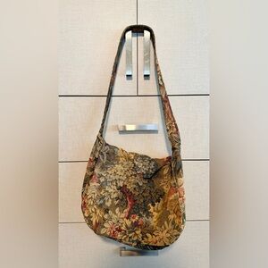 Floral Tapestry Shoulder Bag